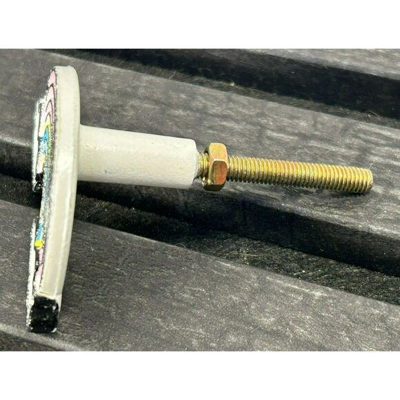 Set Of 6 Multicolor Rainbow Drawer Pulls With Clouds Metal Construction Decorati - Picture 6 of 6